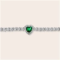 Armband Ultima Edizione Dame tennis in Silber BAO1700.VERDE
